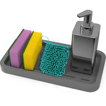 Load image into Gallery viewer, Kitchen Sink Storage Tray Sponge Holder Food Grade Silicone
