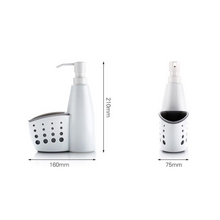 Load image into Gallery viewer, Two-in-one Dispenser And Multifunction Liquid Detergent Storage Box Sponge
